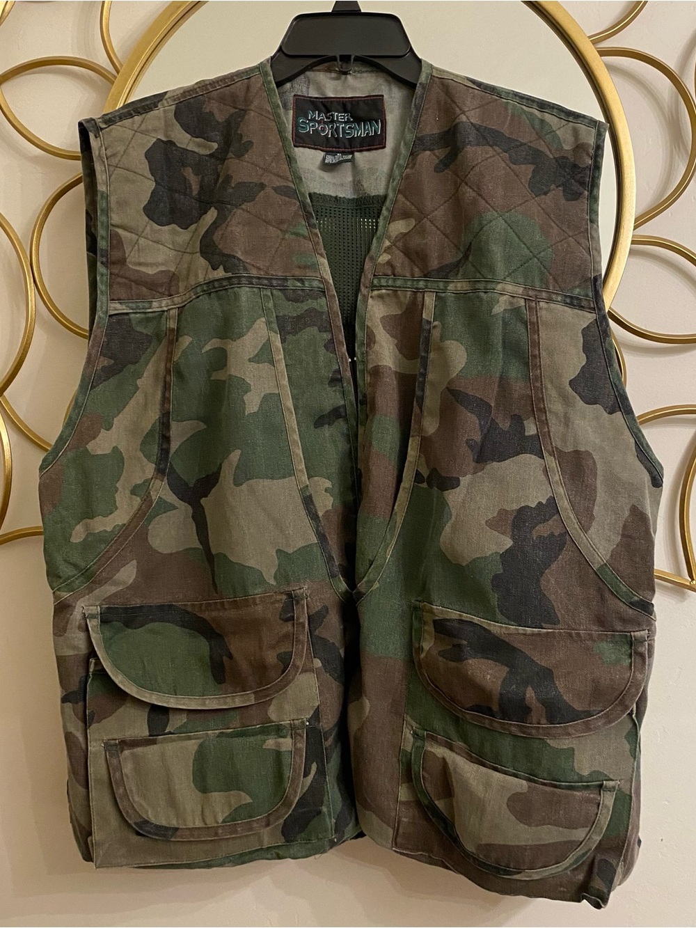 Master Sportsman Gamebag Camo Vest Men’s XL Rugged Outdoor Gear Hunting Tactical